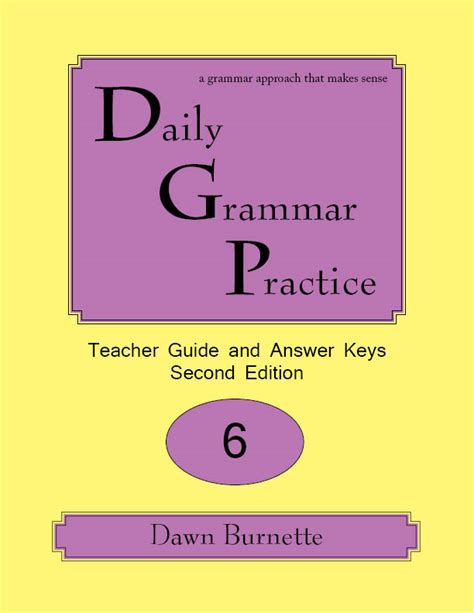 Daily Grammar Practice Answer Key Reader