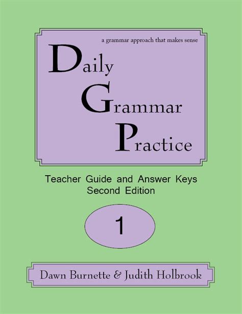 Daily Grammar Practice Sentences Answers PDF