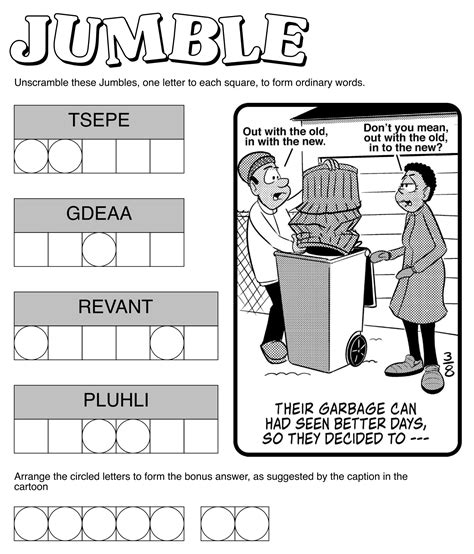 Daily Jumble Solutions Doc