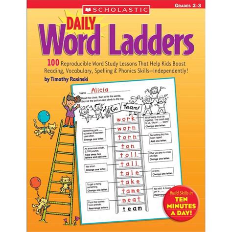 Daily Word Ladders Grades 23 100 Reproducible Word Study Lessons That Help Kids Boost Reading Vocabulary Spelling and Phonics Skills Independently Epub
