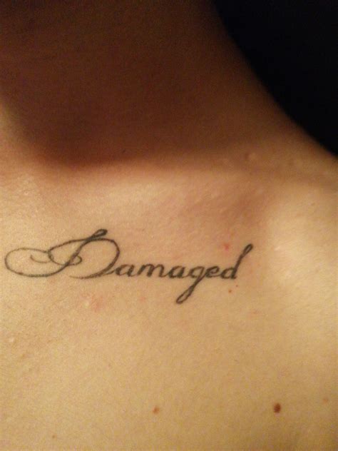 Damaged Tattoo: