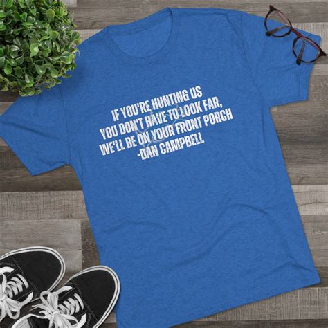 Dan Campbell Shirts: Expressing Your Football Fandom and Supporting a Worthy Cause