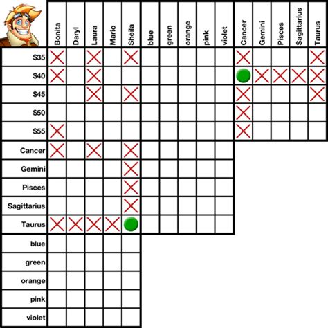 Dandy Lion Logic Puzzle Answers PDF