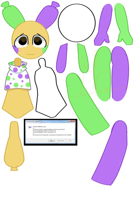Dandys World Doll Template