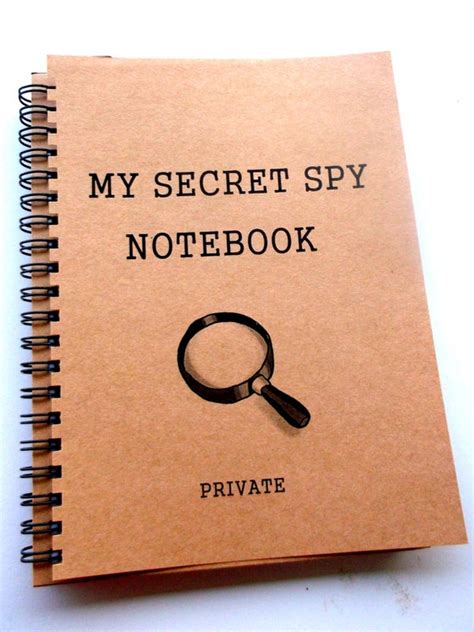 Danger Zone Blank Journal and Spy Quote Reader