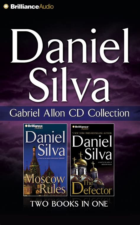 Daniel Silva Gabriel Allon CD Collection 2 Moscow Rules The Defector Gabriel Allon Series Reader