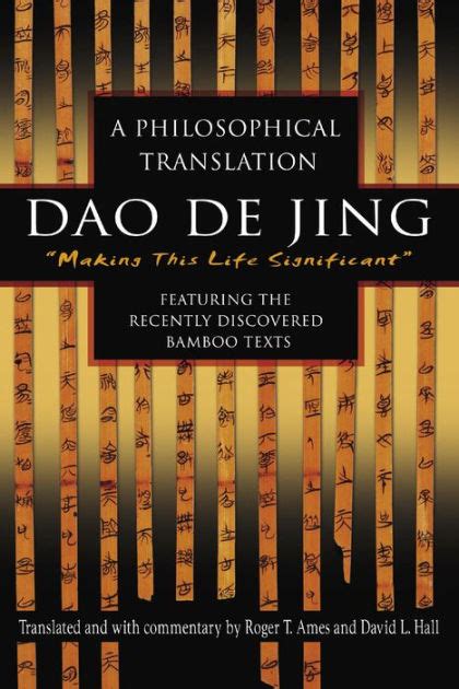 Dao De Jing A Philosophical Translation Doc