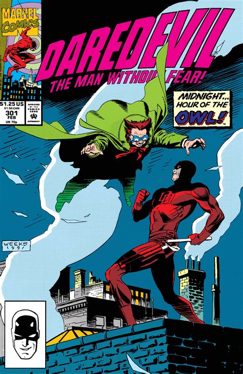 Daredevil Comic 301 Marvel Comic February 1992 Epub