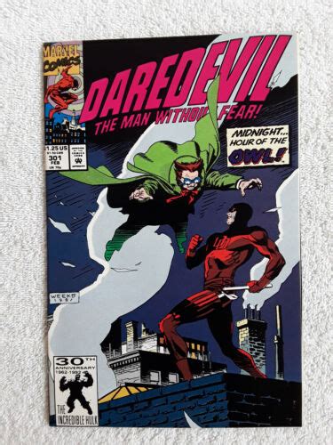 Daredevil Comic 301 Marvel Comic February 1992 Epub