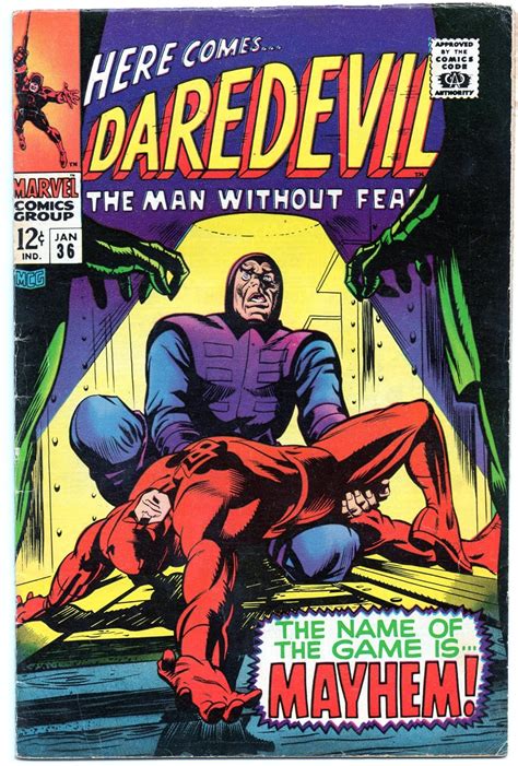 Daredevil No 36 Vol 1 Jan 1967 The Name of the Game is Mayhem  Doc