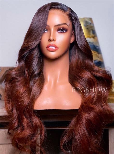 Dark Auburn Wig Human Hair: Embrace the Flame