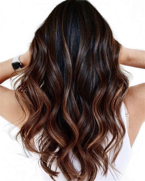 Dark Brown Hair with Caramel Highlights: A Sophisticated and Radiant Transformation