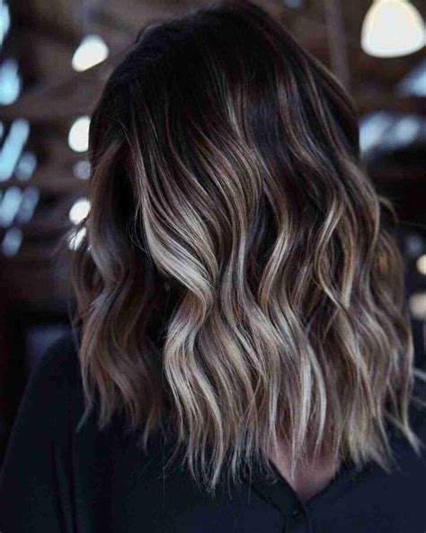 Dark Brown and Blonde Balayage: Elevate Your Look with Effortless Beachy Vibes