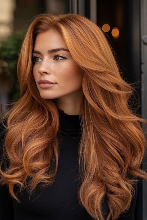 Dark Copper Hair Color: Radiant Copper Hues for the Autumn Season