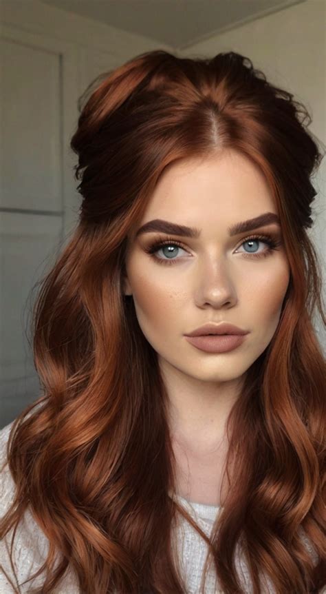 Dark Ginger Hues: Embracing the Allure of Copper Tones