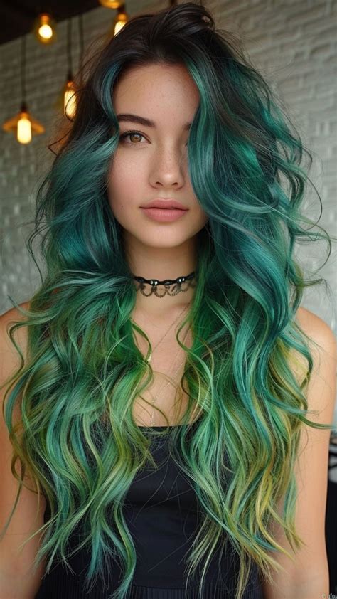 Dark Green Hair: Dive into the Enchanting Hue in 99+ Stunning Looks