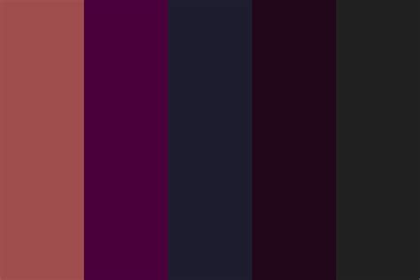 Dark and Disturbing Color Palette: