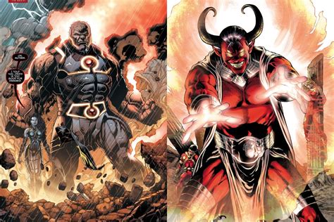 Darkseid vs Trigon: Cosmic Titans Clash