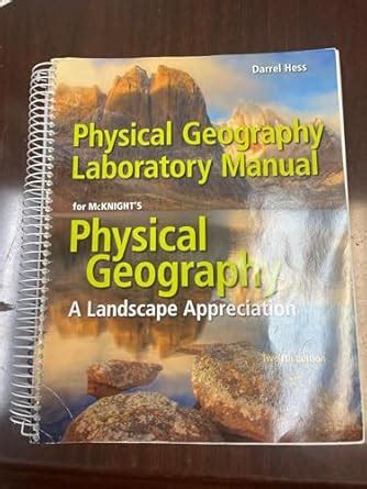 Darrel Hess Physical Geography Lab Manual Answers Ebook Doc