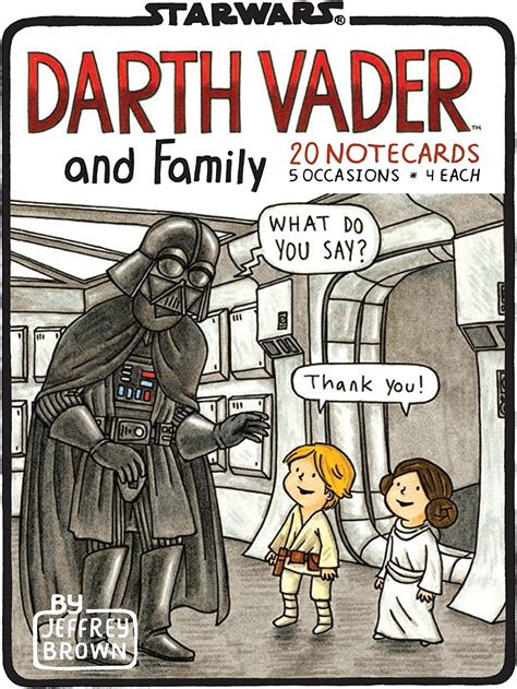 Darth Vader and Family Notecards PDF