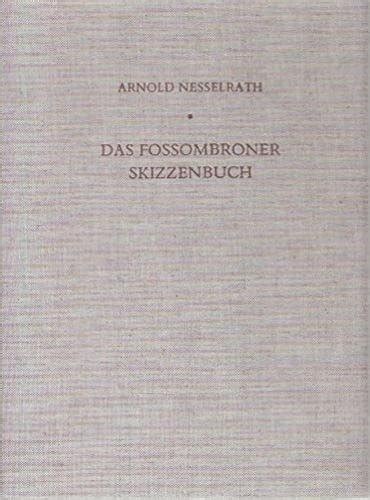 Das Fossombroner Skizzenbuch. Studies of the Warburg Institute Doc