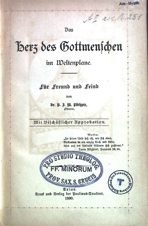 Das Herz des Gottmenschen im Weltenplane. FÃ¼r Freund und Feind Ebook PDF