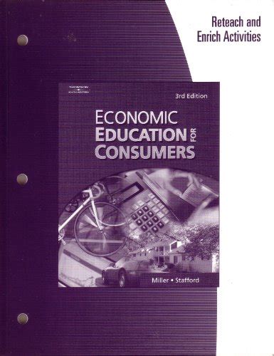 Data Activities CD-ROM for Miller Stafford s Economic Education for Consumers 3rd PDF