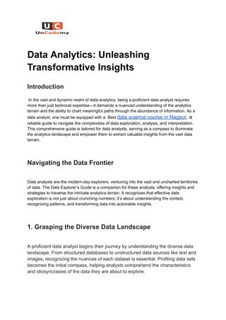 Data Analysis Singapore: Leveraging Information for Transformative Insights