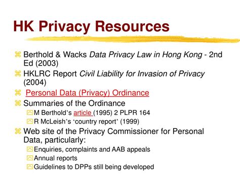 Data Privacy Law in Hong Kong Reader