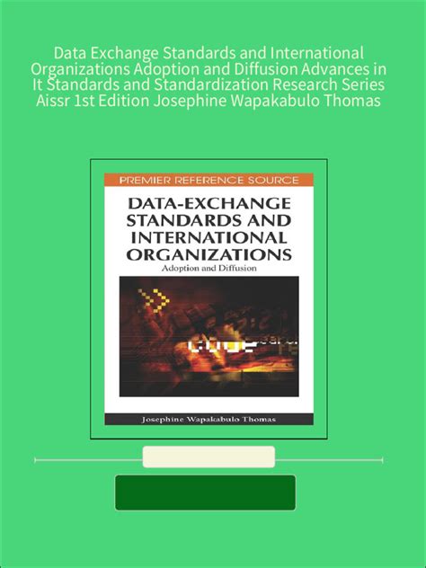 Data-Exchange Standards and International Organizations Adoption and Diffusion PDF