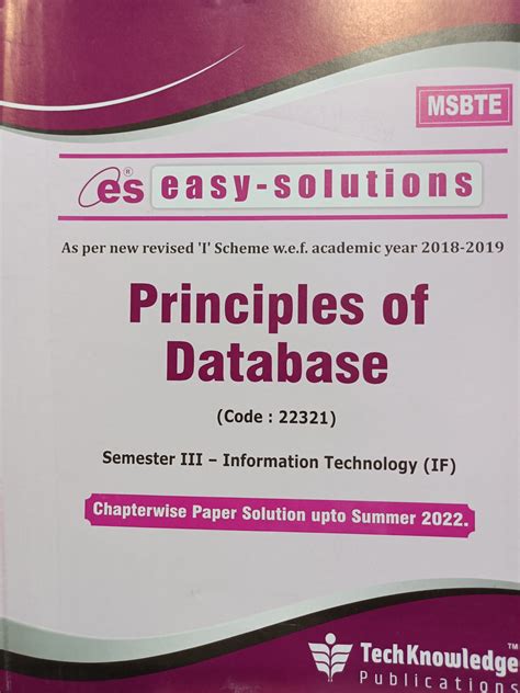 Database Principles Edition 10 Solutions Reader