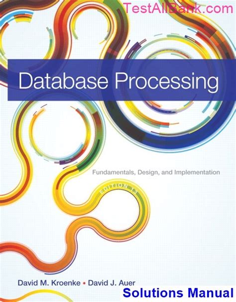 Database Processing Kroenke Solutions Doc