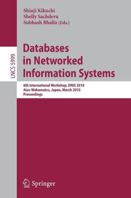 Databases in Networked Information Systems 6th International Workshop Reader