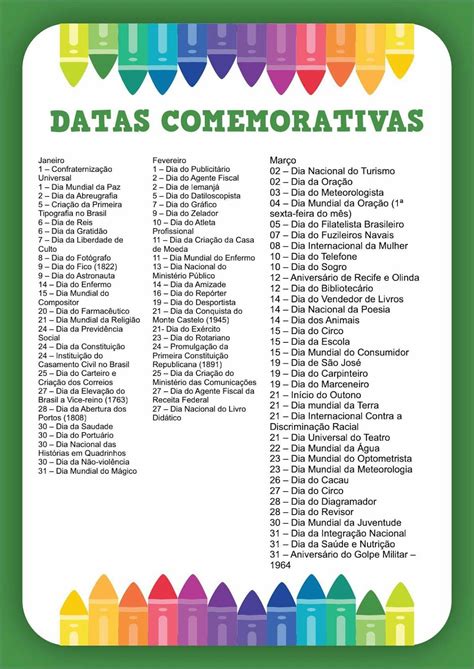 Datas Comemorativas