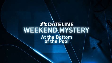 Dateline at the Bottom of the Pool