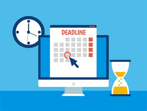 Dates and Deadlines