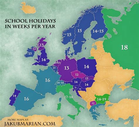 Dates and Duration of the Holidays