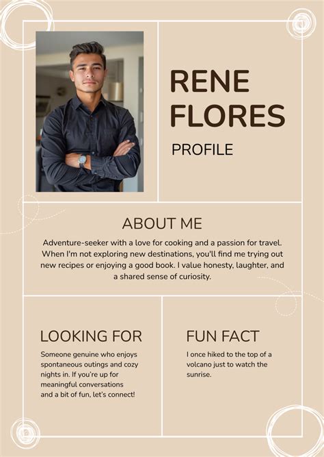 Dating Profile Template For Women