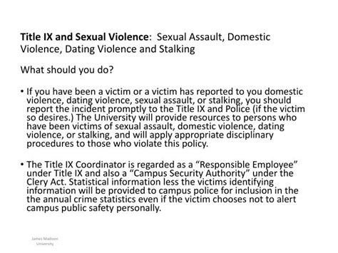 Dating Violence: Title IX & You