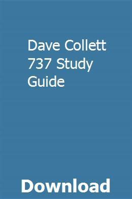 Dave Collett 737 Study Guide Ebook Kindle Editon