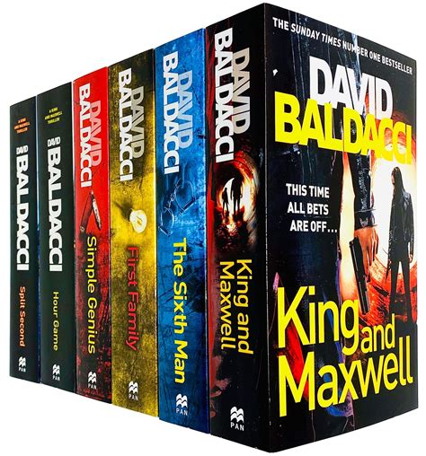 David Baldacci Set of 6 Split Second Hour Game Simple Genius 1st Family 6th Man King and Maxwell PDF