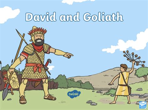 David and Goliath A Bible Story Kindle Editon