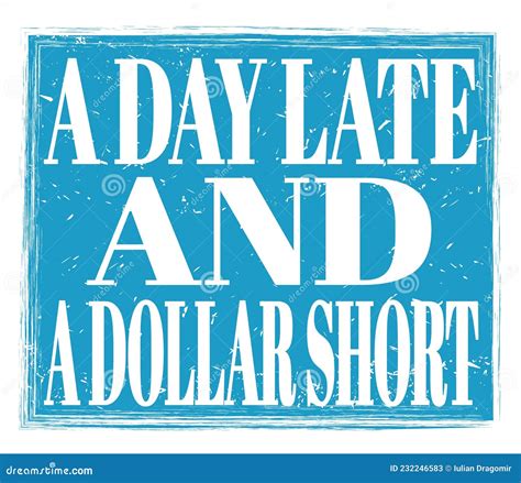 Day Late and a Dollar Short PDF