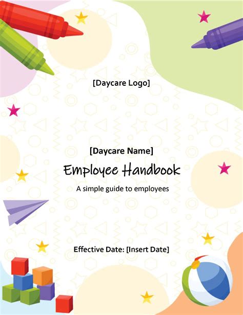 Daycare Employee Handbook Template