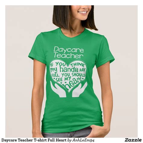 Daycare Teacher T-Shirts: A Fun and Functional Wardrobe Essential