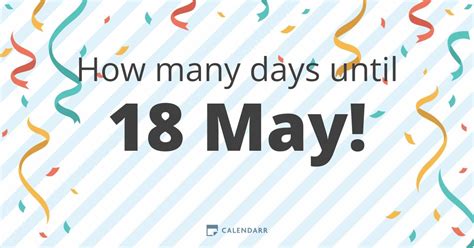 Days Till May 20: Embrace the Countdown