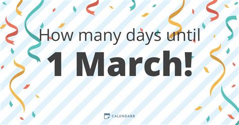 Days Until March 12th: A Catalytic Force