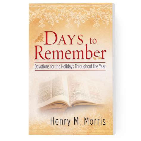 Days to Remember Devotions for the Holidays Throughout the Year Kindle Editon