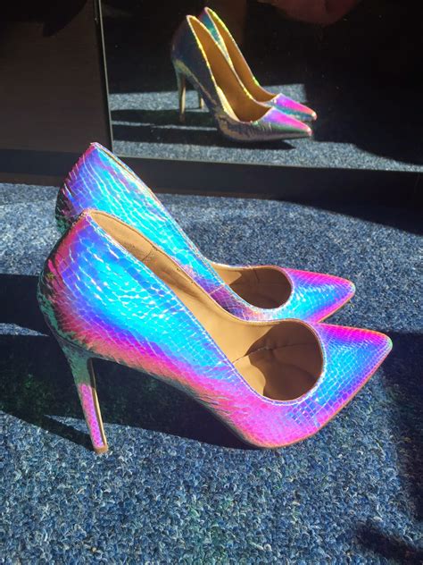 Dazzling Visions: The Enchanting World of Holographic Heels