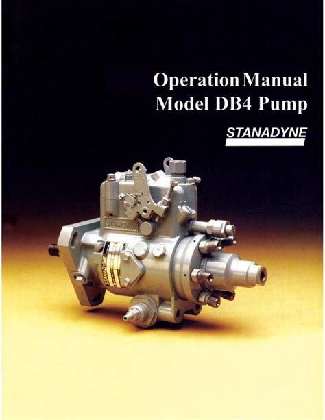 Db4 Stanadyne Manual Ebook Epub